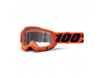Brýle 100% ACCURI 2 Goggle - Orange - Clear Lens
