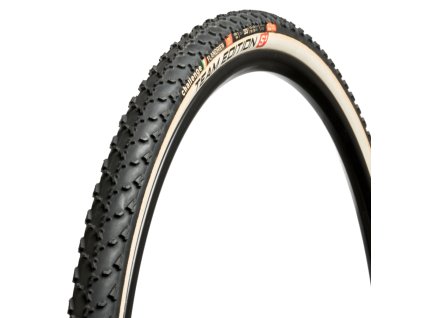 Cyklokrosová galuska Challenge Flandrien TE TU 700x33 - Černá/bílá