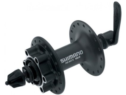 Přední náboj Shimano M475 100x10, 6d, 32d - černý