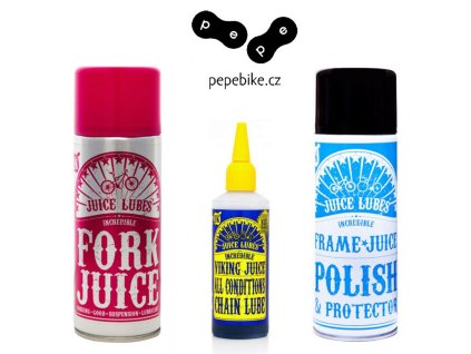 Sada Juice Lubes Fork + Viking + Polish - pro všechny typy počasí