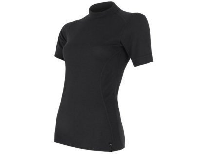 Dámské funkční triko Sensor DF kr.rukáv - Černá
