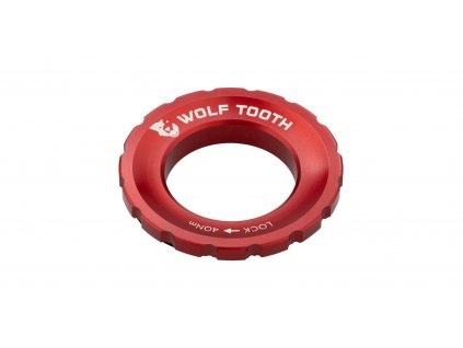 WOLF TOOTH matice Centerlock Rotor červená