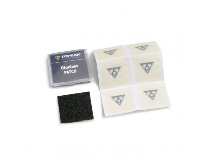 Samolepící záplaty Topeak Flypaper 6ks+brusný papír