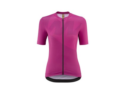 Dámský cyklistický dres MAVIC Icon - Graphic fuchsia
