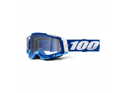 Brýle 100% RACECRAFT 2 modré - čiré skla