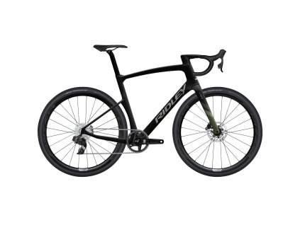 Ridley Kanzo Fast Sram Rival AXS XPLR - Black Metallic / Army Green / Silver