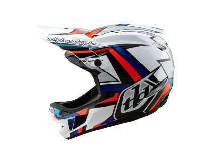 Integrální přilba Troy Lee Designs D4 Composite MIPS - frames white / silver
