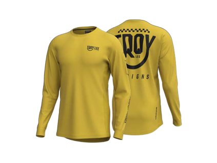 Pánský dres TLD Rucus ride tee - Eyez safron