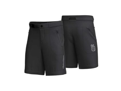 Dětské kraťasy TLD Skyline trail - Mono black