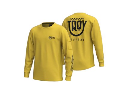 Dětský dres TLD Rucus ride tee - Eyez safron