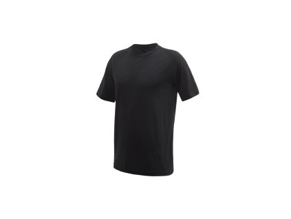 Pánské funkční triko Sensor Merino Active No Logo kr.rukáv - raglan černá