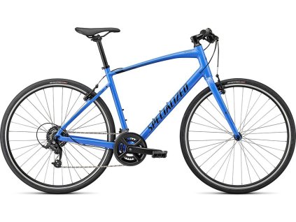 Jízdní kolo Specialized SIRRUS 1.0 - GLOSS SKY BLUE/CAST BLUE/SATIN BLACK REFLECTIVE (Velikost M)