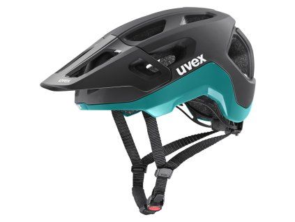 Přilba Uvex React - black teal matt