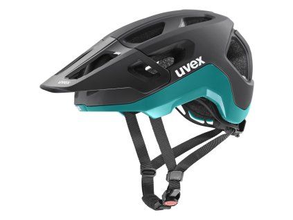 Přilba Uvex React - black teal matt