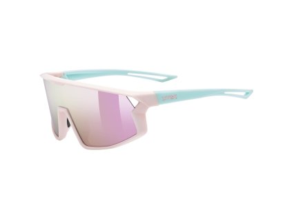 Juniorské brýle UVEX Skyryse Jr. - Pink-green matt/mir. pink