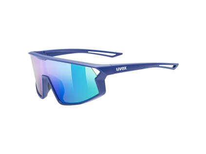 Juniorské brýle UVEX Skyryse Jr. - Blue matt/mir. green