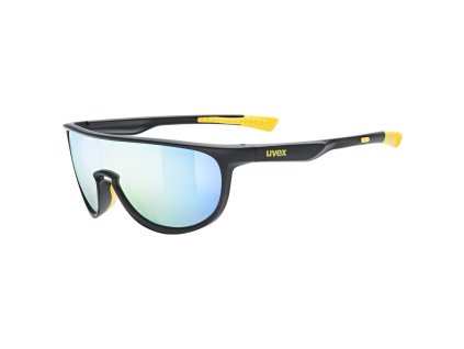 Dětské brýle UVEX Sportstyle 515 - Black matt/mir. yellow