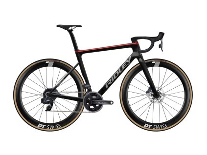 Ridley Falcn RS Shimano Ultegra Di2 - UD Carbon / Candy Red Metallic / Silver