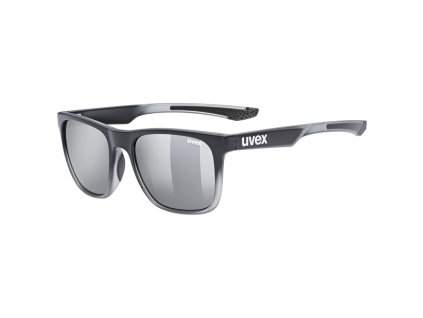 Brýle UVEX LGL 42 - Black transparent/mir. silver