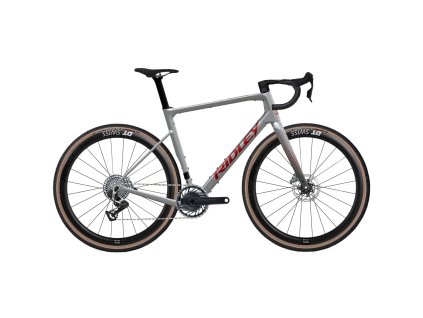 Ridley Grifn RS Sram Red XPLR - Battleship Grey / Candy Red Metallic