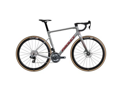RIDLEY kolo GRIFN RS SRAM Red AXS Battleship Grey/Candy Red Metallic