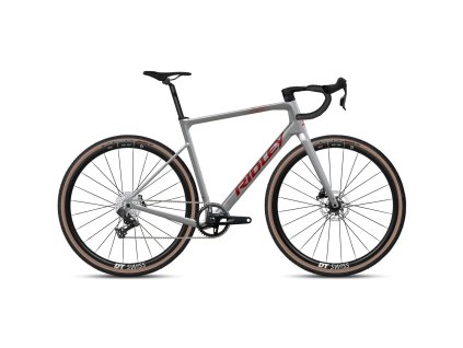 RIDLEY kolo GRIFN Rival XPLR 1x13 Battleship Grey/Candy Red Metallic (Velikost L)