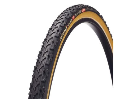 Cyklokrosová galuska Challenge Baby Limus Pro TU 700x33 - Černá/tan