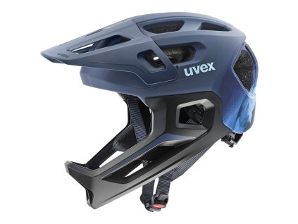 UVEX HELMA REACT JR FULLFACE DUSK BLUE MATT (S4146980200)