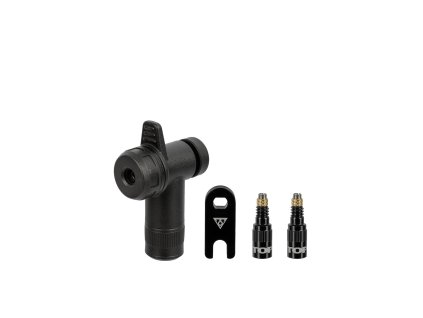 Sada ventilků Topeak Turboflow valve combo w/ Rapidhead