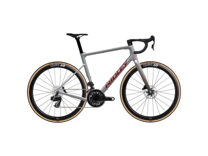 Ridley Grifn RS Sram Force AXS - Battleship Grey / Candy Red Metallic