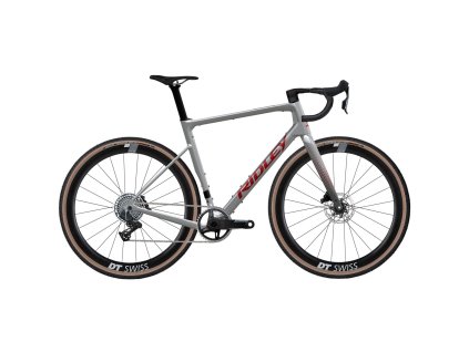 Ridley Grifn RS Sram Force XPLR - Battleship Grey / Candy Red Metallic