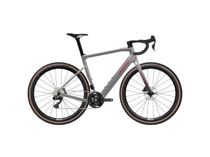 Ridley E-Grifn Shimano GRX800 - Battleship Grey Metallic / Candy Red Metallic