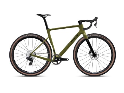 Ridley E-Astr Sram Rival XPLR - Crocodile Green / UD Carbon