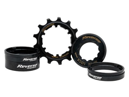 Single speed sada Reverse Microspline Single speed kit 13T - Černá