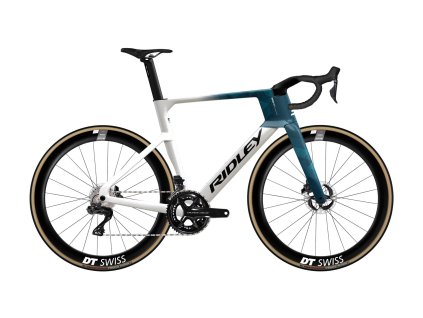 Ridley Noah Fast Sram Red AXS - White / Black / Petrol Blue Metallic