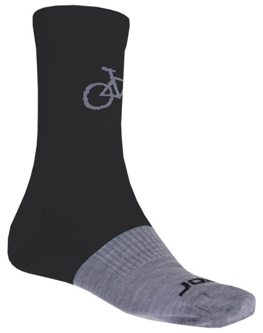 Ponožky Sensor Tour Merino - Černá/šedá Velikost: 3/5