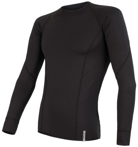 Pánské funkční triko Sensor Coolmax Tech dl.rukáv - Černá