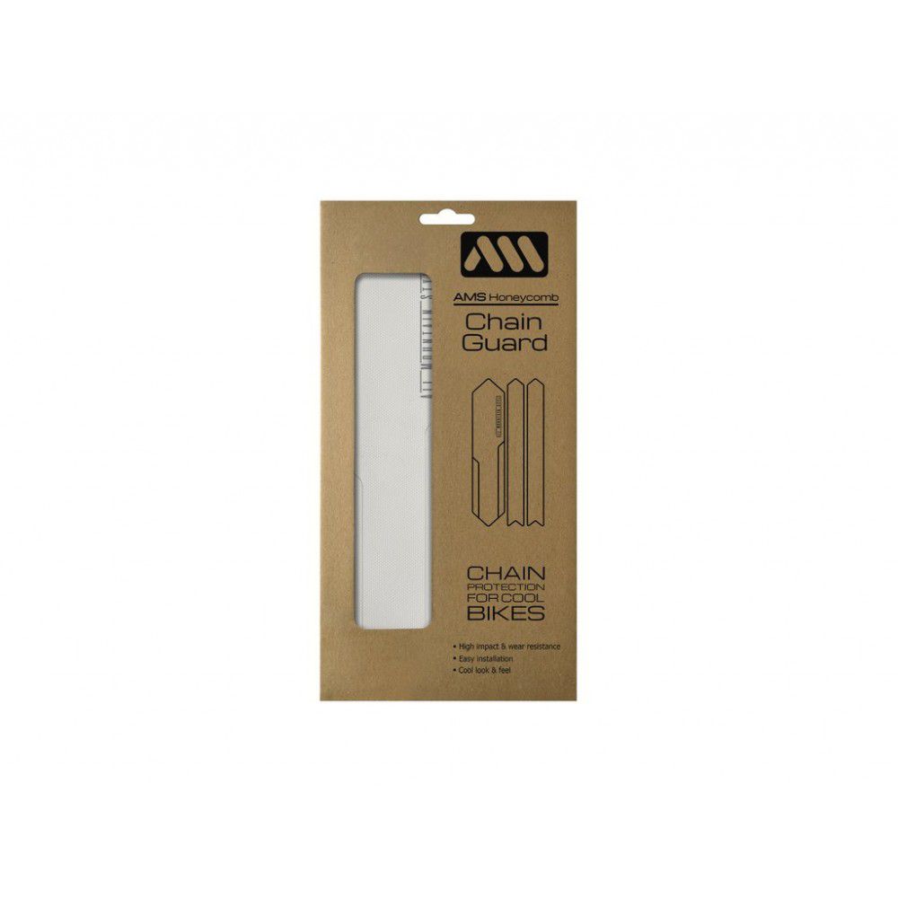AMS ochranné polepy - CHAIN GUARD - Clear/Silver
