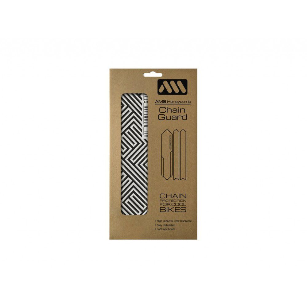 AMS ochranné polepy - CHAIN GUARD - Maze/Black