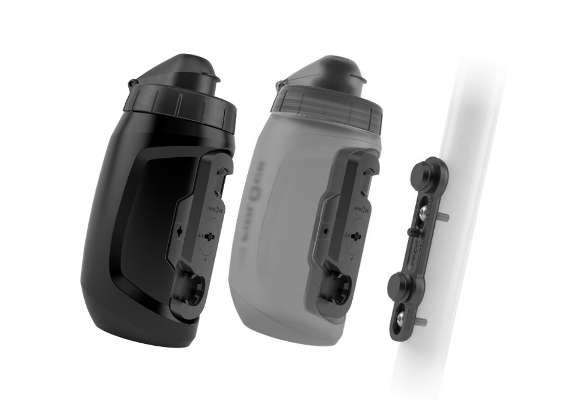 Láhev Fidlock Twist set - 450ml - Základna na rám Barva: Tmavá