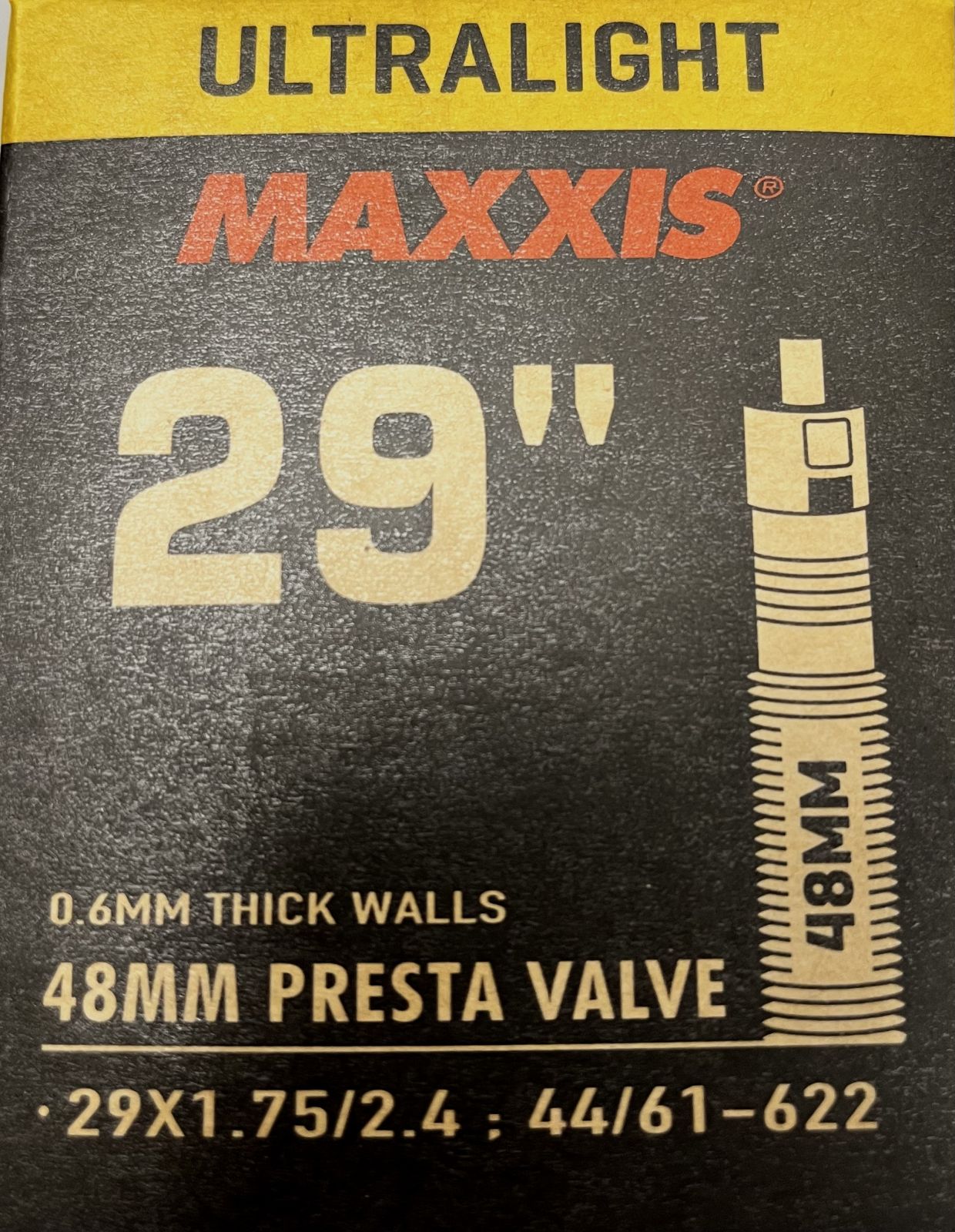 Duše MAXXIS Ultralight 29x1,75/2,4 FV48