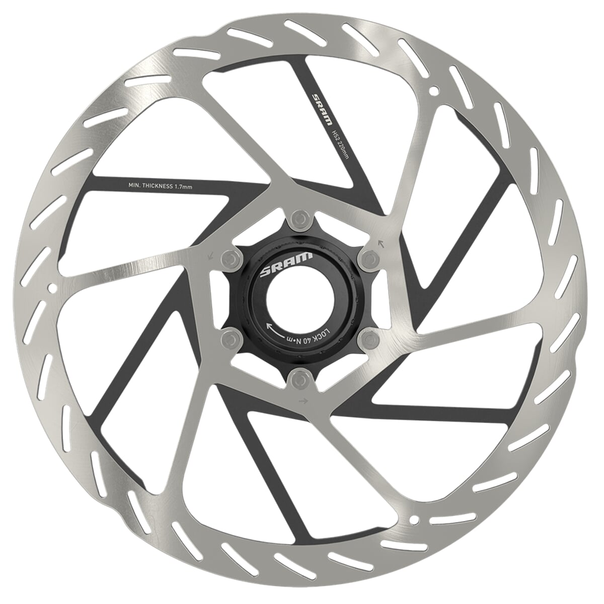 Brzdový kotouč Sram HS2 Rounded CL 220 mm
