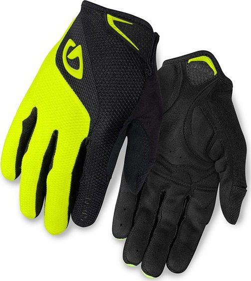 Rukavice Giro Bravo LF - Fluo žlutá - Vel. M