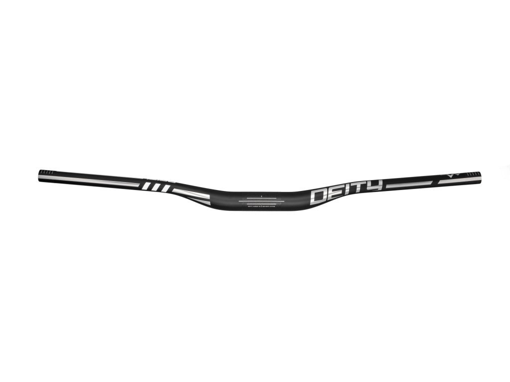 Řídítka Deity Skywire Carbon 35/800mm Stoupání: 25 mm, Barevná varianta: Chrom