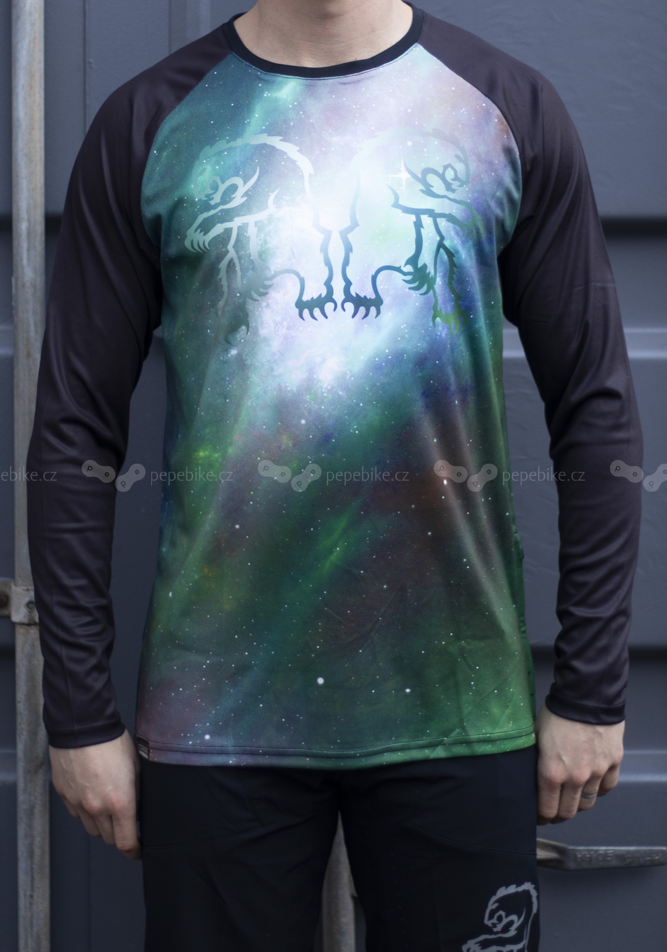 Pánský cyklistický dres Chromag Dominion - Cosmo blue