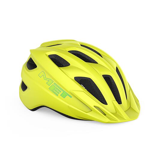 Přilba MET Crackerjack - Lime Velikost: 52/57 cm (UNI)