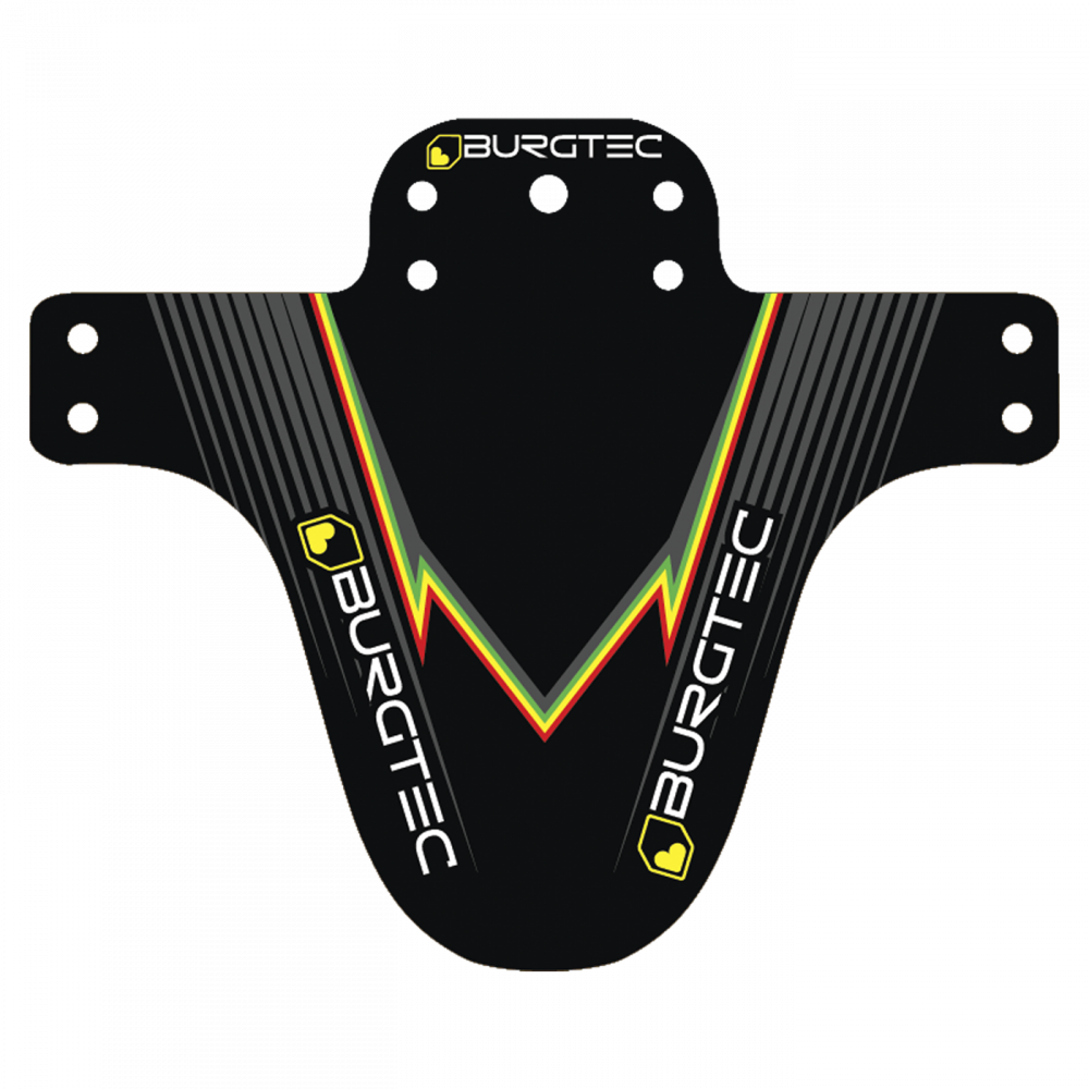 Blatníček Burgtec Moto Mudguard Provedení blatníku: Rasta Decal