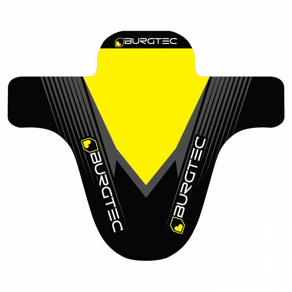 Blatníček Burgtec Moto Mudguard Provedení blatníku: Yellow/Black Decal