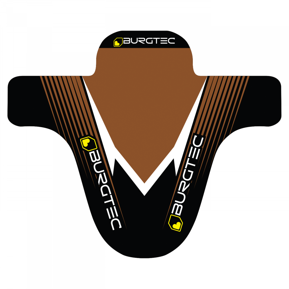 Blatníček Burgtec Moto Mudguard Provedení blatníku: Brown/Black Decal