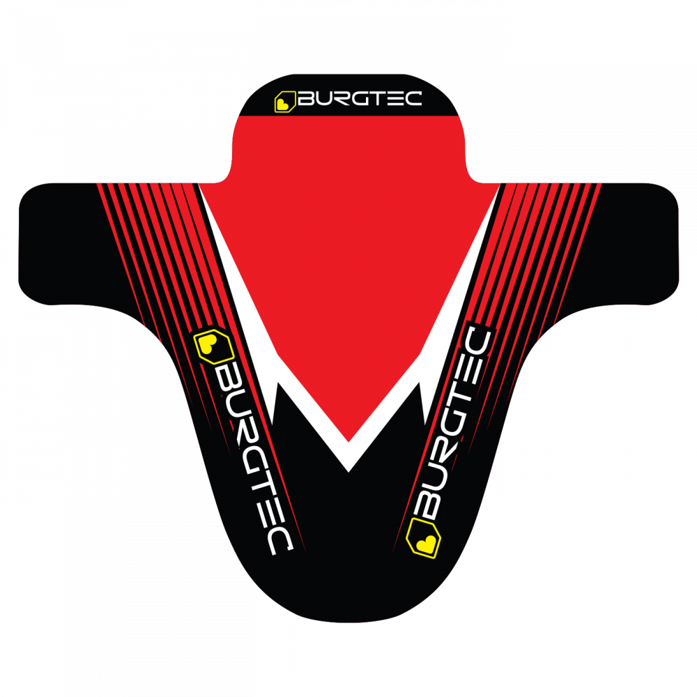 Blatníček Burgtec Moto Mudguard Provedení blatníku: Red/Black Decal